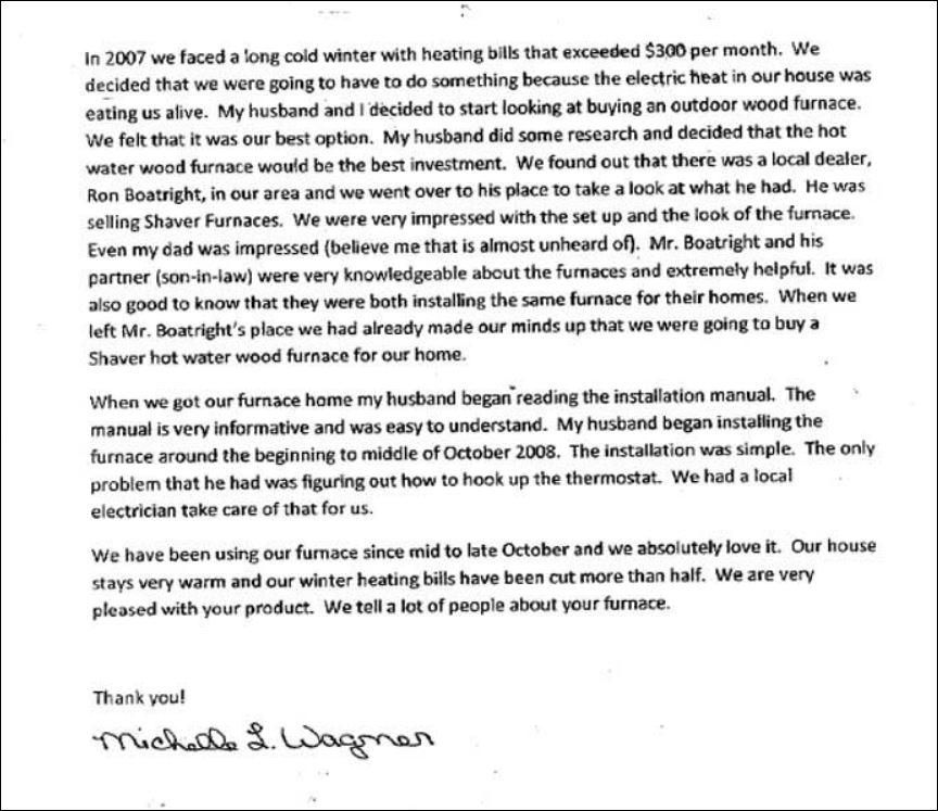 Wagner's Furnace Review