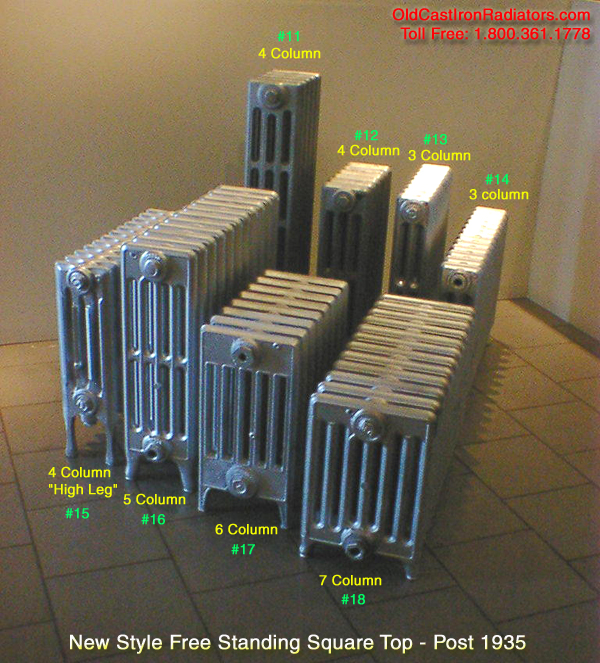 cast iron radiators fadiate heat