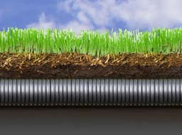 Underground insulated Pex pipe for outdoors