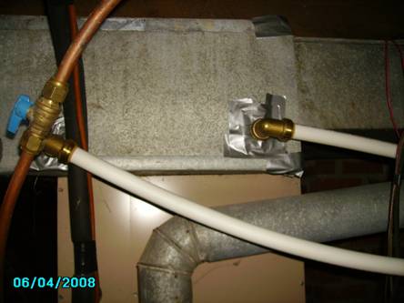 Heat exchanger installed